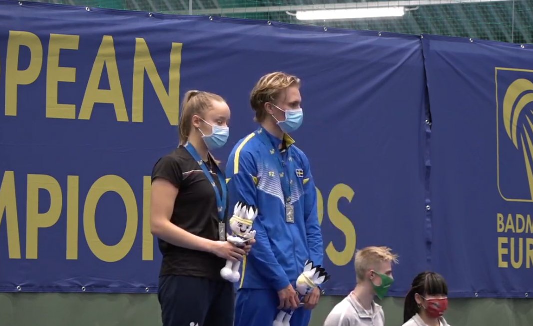 BadmintonTalk's tweet photo. #EJC2020 - Mixed Doubles

🥇🇩🇪Matthias Kicklitz/Nguyen Thuc Phuong
🥈🇸🇪Gustav Bjorkler/Edith Urell
🥉🇷🇺Lev Barinov/Anastasiia Boiarun
🥉🇫🇷Christo Popov/Flavie Vallet https://t.co/UITjMa08bP