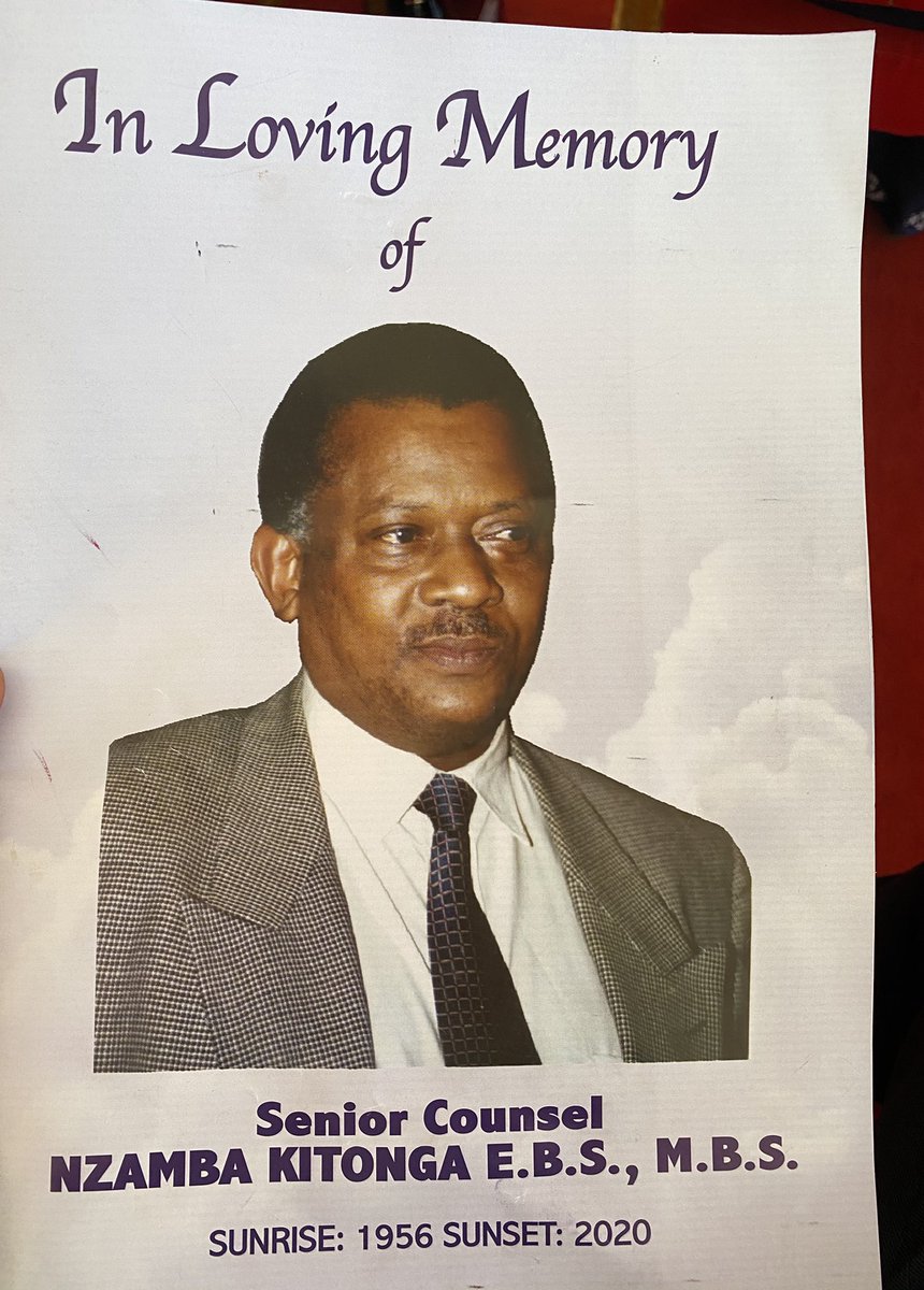 UzalendoNews_KE's tweet photo. Dr. Fred Ojiambo, Senior Counsel says Nzamba was a competent lawyer, a gentleman per execellent, a man of justice. Nzamba was never driven by desire for fame or wealth.
#RIPNzambaKitonga https://t.co/5AbqH3RTXf