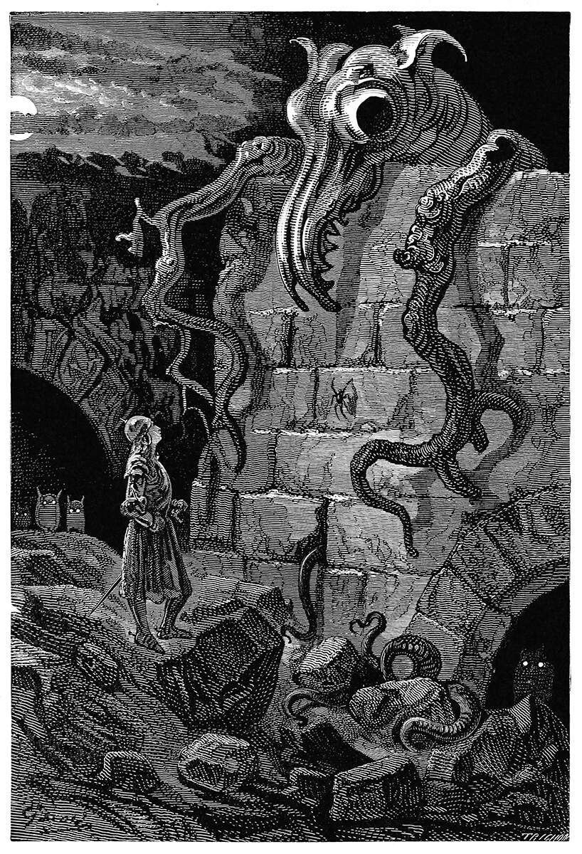 Brain of Mensis / "The Gnarled Monster" by Gustave Doré 