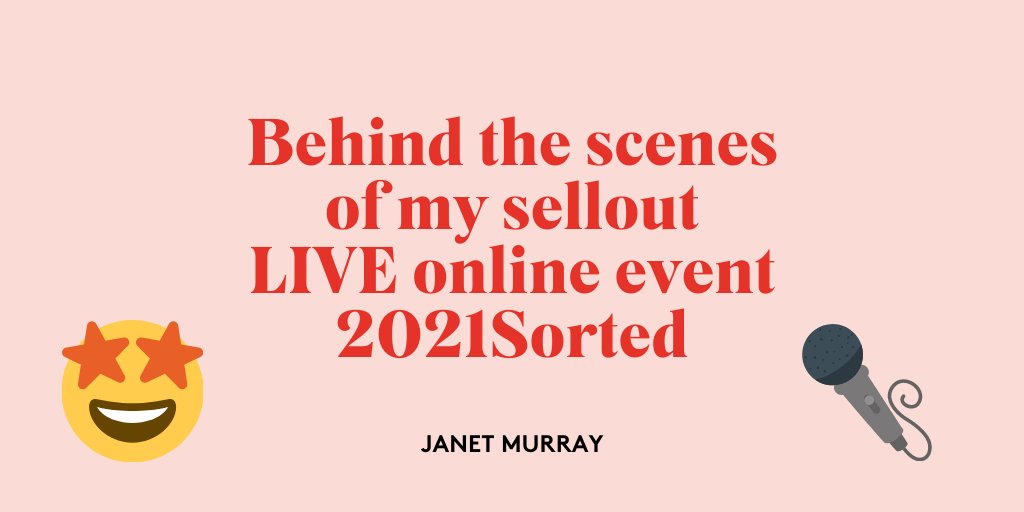 jan_murray's tweet image. BEHIND THE SCENES OF A SELLOUT ONLINE VIRTUAL EVENT 🤩

Can an online event ever be as good as an in-person event? 🤔

Listen to my latest podcast episode and find out how I created a sellout online #virtualevent that everyone ❤️❤️❤️

🎧 Listen janetm.uk/3p32w9u #2021Sorted