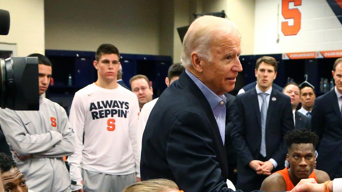 BREAKING: Multiple media outlets are projecting Joe Biden as the President Elect. He will become the first Syracuse University <a href="/SyracuseU/">Syracuse University</a> alum to be President of the United States #Election2020 si.com/college/syracu…