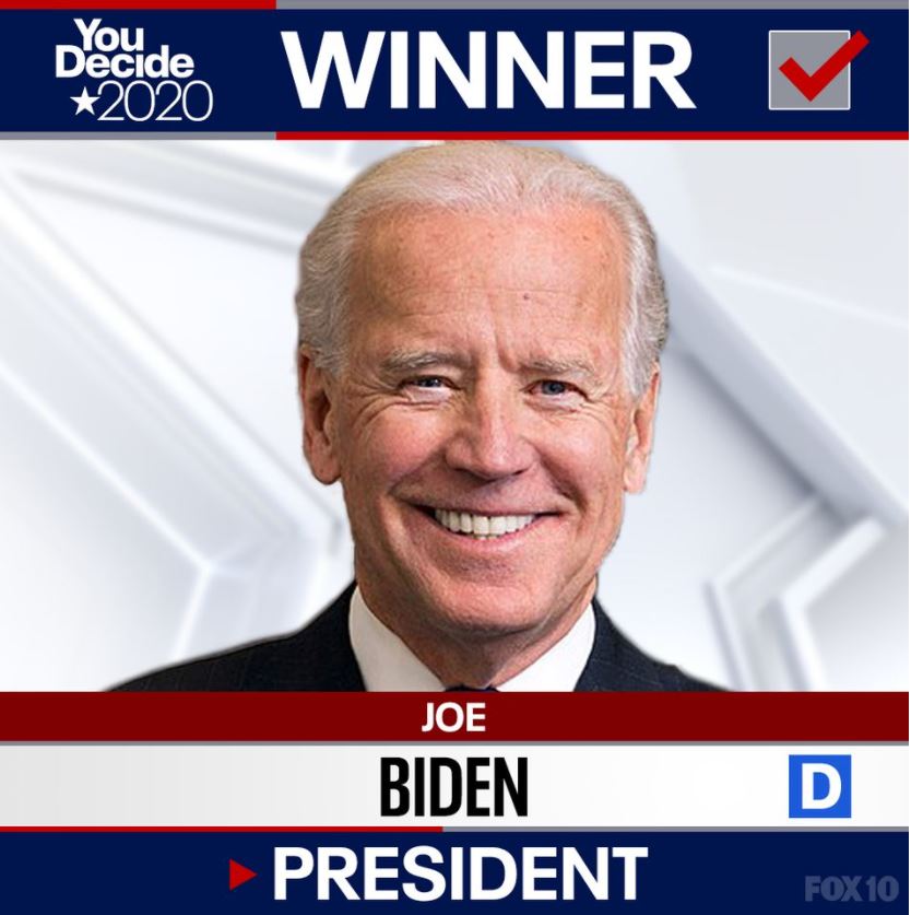 #BREAKING: Joe Biden was won the presidency, <a href="/AP/">The Associated Press</a> projects.