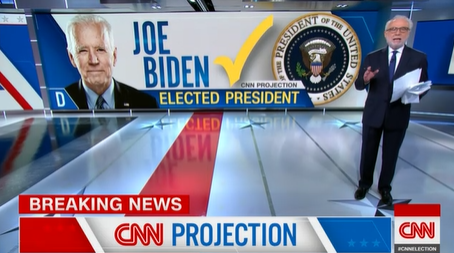Vergnaud's tweet photo. ALERTE - CNN et ABC annoncent le nom du vainqueur de la présidentielle américaine : c'est Joe Biden https://t.co/7141ArdYJZ