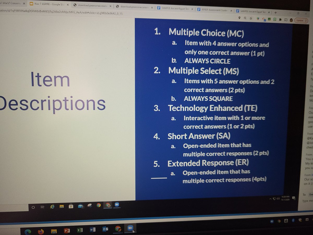 MsPughLCHS's tweet photo. The new KY SS test is daunting. I'm thankful for @AspireKy, @rgyaden and @mlgbloomfield for facilitating the sharing of information. @KEDC1  #kedc #grateful https://t.co/EMmbt9pahr