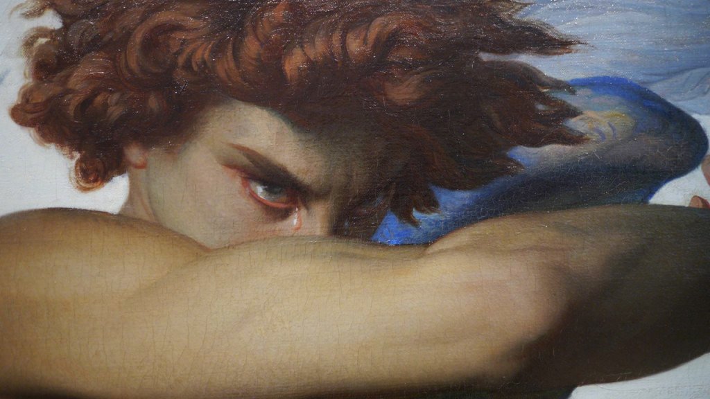 Fallen Angel, 1847, by Alexandre Cabanel