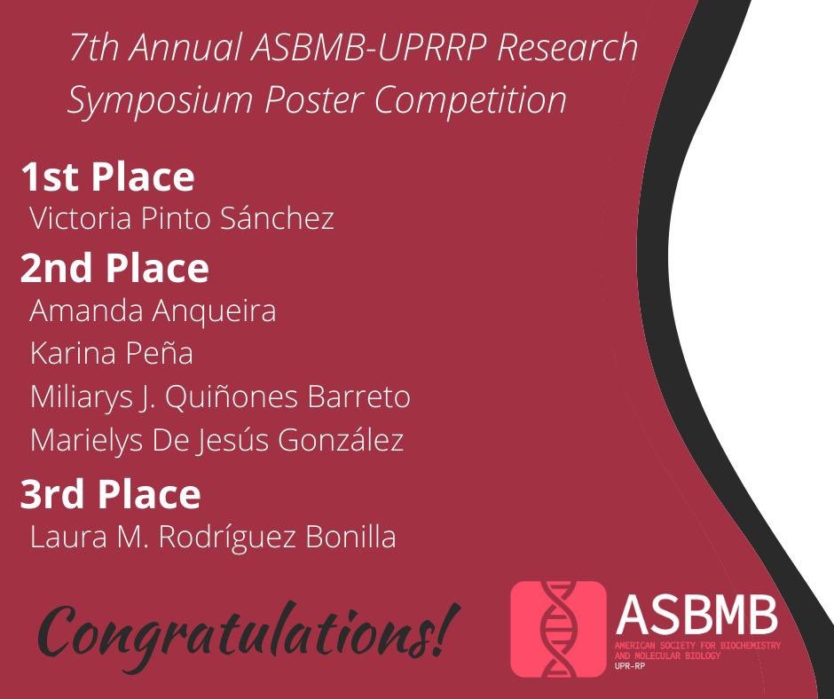 MicroMariel's tweet photo. I am beyond happy to have won my first ever presentation award at the Annual ASBMB-UPRRP research symposium for my eposter this year! Thank you to @theJARMlab and @asbmb_uprrp @UPR_Oficial! 
Now off to ABRCMS 2020 😆 https://t.co/5bWqQEA4rY