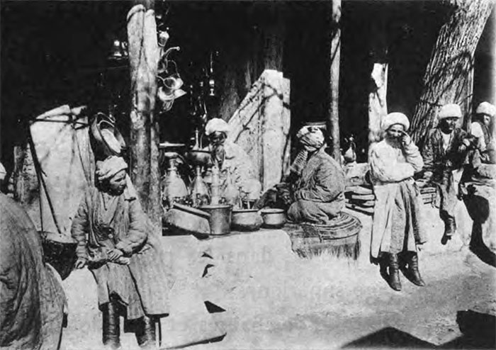 Fabric sellers from Khujand.