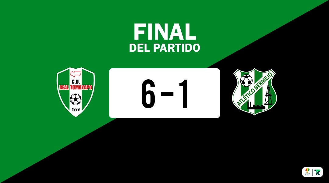 Nacional_Bol's tweet photo. #NacionalB 🏆
FINAL DEL PARTIDO 
#RealTomayapo 6 - 1 #AtleticoBermejo https://t.co/uFKNpXm40v