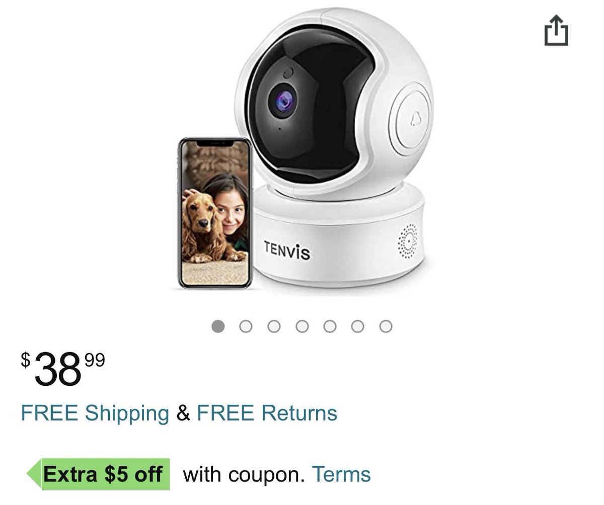 TenvisOfficial's tweet photo. 🔥Extra $5 Off Coupon!🔥
#tenvis #weekendvibes #amazon #Trending #weekend #camera https://t.co/Q7rdSWpxyi