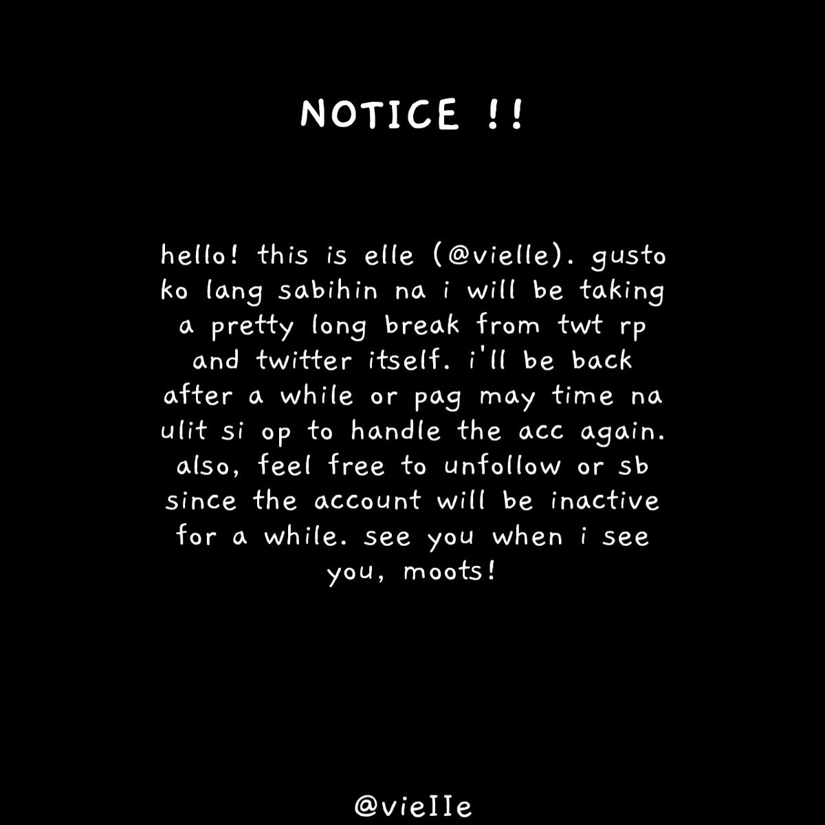 elle. read pinned. tweet media