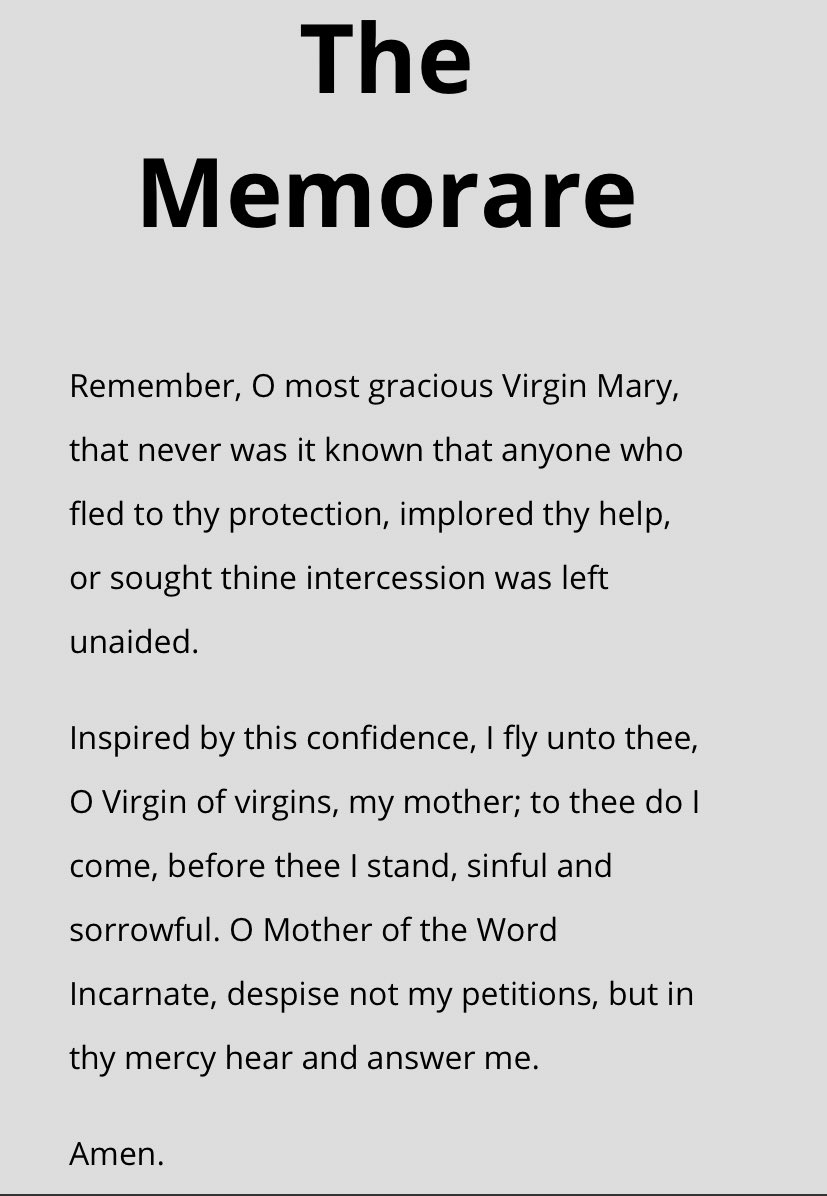 DYK: The Catholic Church dedicates every Saturday to the Blessed Mother? Take a moment today to pray the Memorare, asking Mary to bring our prayers to her son. 

Bonus DYK: This is <a href="/CarrieCMitchell/">Carrie C Mitchell</a>’s favorite prayer.