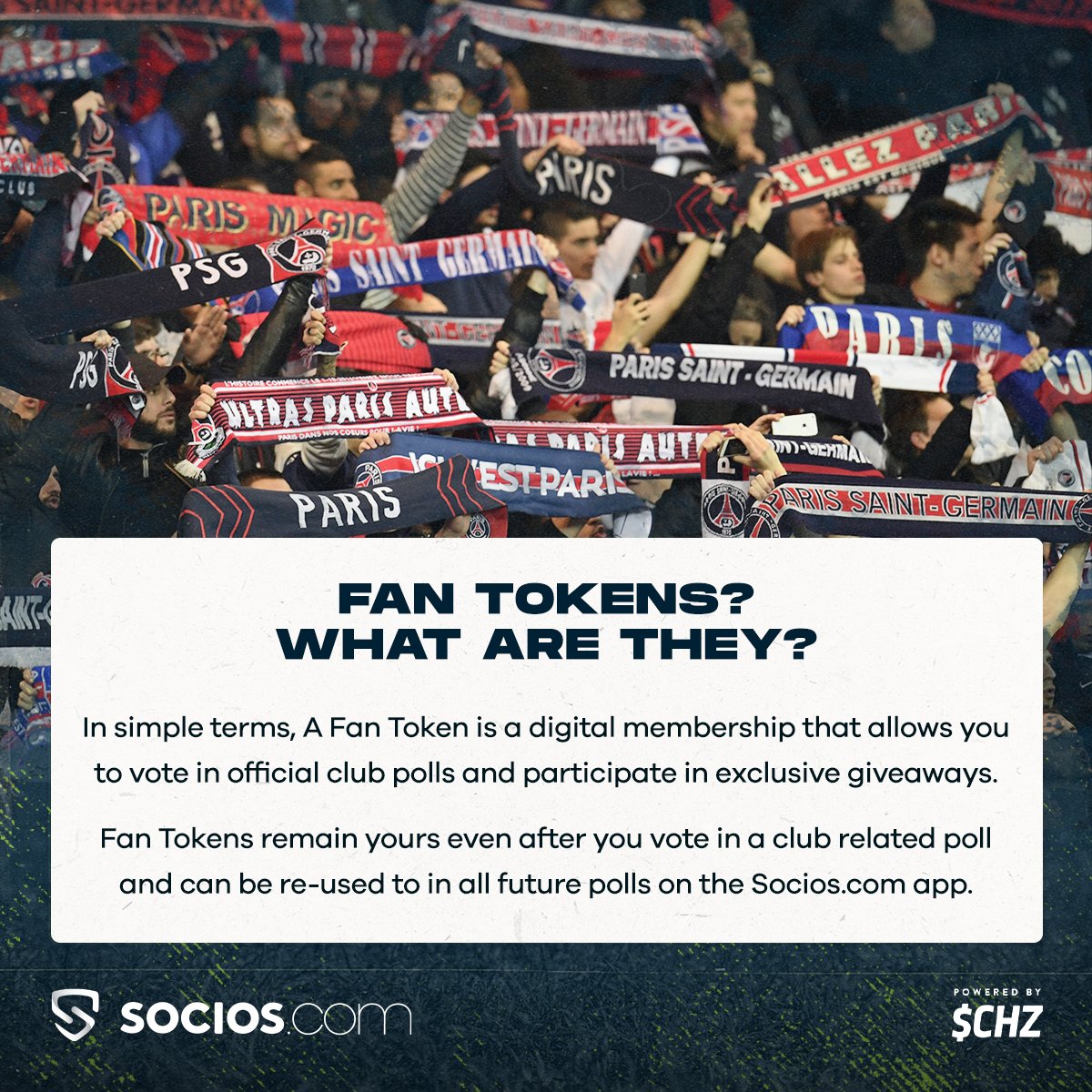 Fan Tokens are the future of sports and entertainment, but do you know what they are? #365DaysOfSocios | 2/5