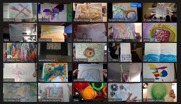 _AlexMcDonald's tweet photo. Sharing art responses to the '#ArtTherapy-based Formulation' course @baat_org - A privilege to work w/ such a fantastic group of clinical practitioners as we further the development of art therapy approaches to #PsychologicalFormulation π¨
https://t.co/kJ2uwdqMpu https://t.co/n2uHwEWjQ6