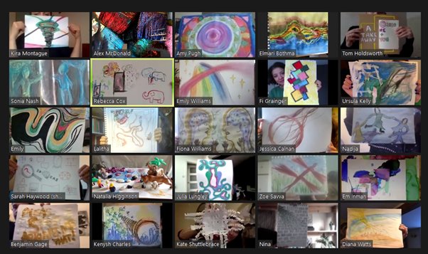 _AlexMcDonald's tweet photo. Sharing art responses to the '#ArtTherapy-based Formulation' course @baat_org - A privilege to work w/ such a fantastic group of clinical practitioners as we further the development of art therapy approaches to #PsychologicalFormulation π¨
https://t.co/kJ2uwdqMpu https://t.co/n2uHwEWjQ6