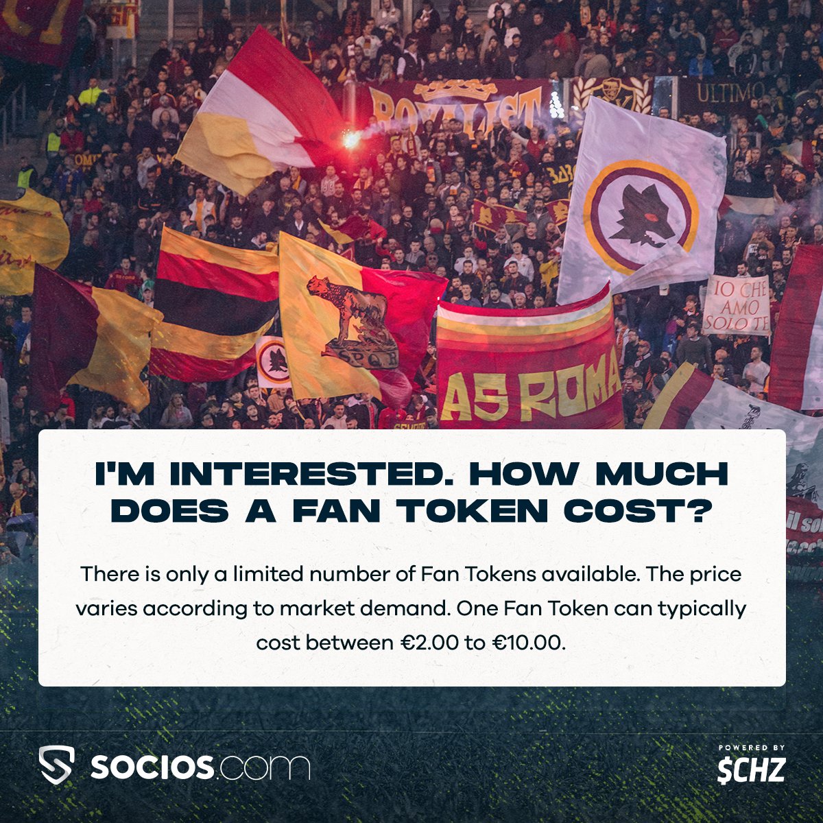 Only a limited number of Fan Tokens are in existence. #365DaysOfSocios | 4/5