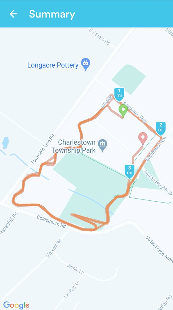 jimsting10's tweet photo. Beautiful day at #CharlestownPark Thankful for community building activity like PYMC #fieldhockey
Park trail is really nice. #goodrealestate
Ella ready for the drive shot.
Scientific study complete: Break in running causes lost stamina. https://t.co/OeZFy0vpxJ
