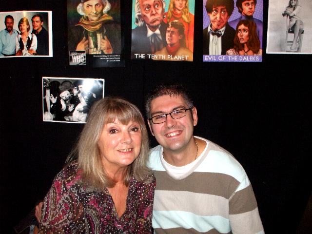 Today's Camping It Up star is companion to the first and second Doctors, the one and only truly delightful Anneke Wills. Anneke is a wonderful human being, very happy to meet her fans and always has some wonderful stories to tell. It's been a delight to meet her!