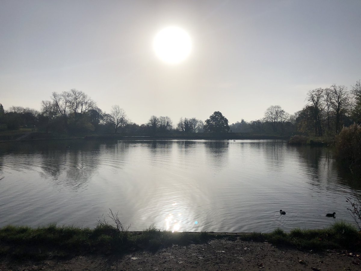 rosie54542781's tweet photo. I visited Hampstead Heath today and it was truly stunning! The colour of the leaves and the stillness of water - wow! #HampsteadHeath https://t.co/7tuE1RvJO2