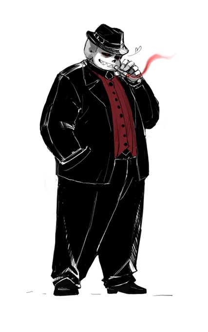 At my leisure, I suddenly remembered that I have CLIP STUDIO access. The program in which I never learned to work?Long, long ago, I saw this comic @Melikitinas  and it hooked me! I would really like to see the end of this story) 
#underfell #Mafiafell 