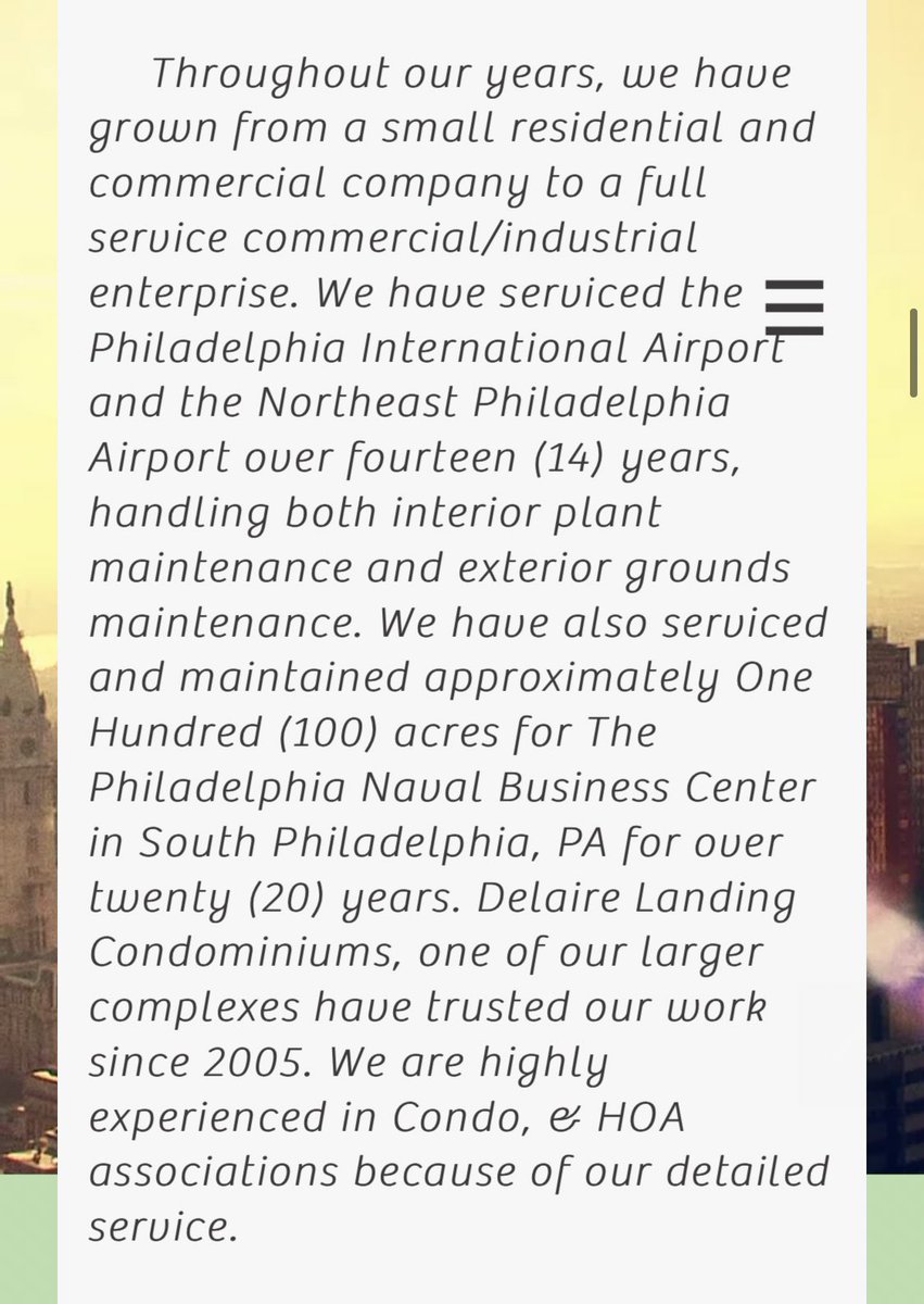 I mean, at best, AT BEST, you get the contract for Trump National Golf Club Philadelphia, which is actually in Jersey. You’re gonna risk PHL International for that?