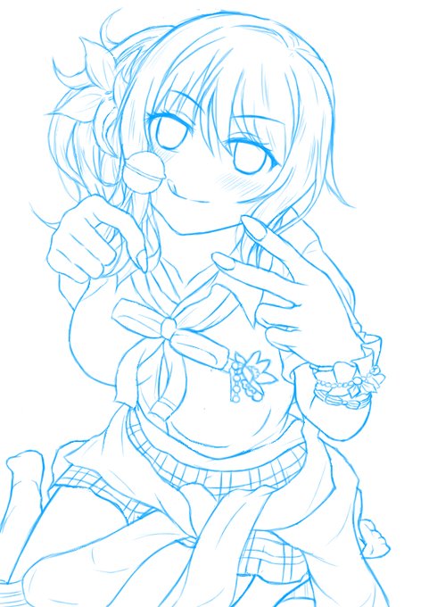 今日はプライベート絵を描いてたのでアニメ化記念で虹学の愛さんです!
ラフ画が完成したので時間あるときに進めようと思います。 