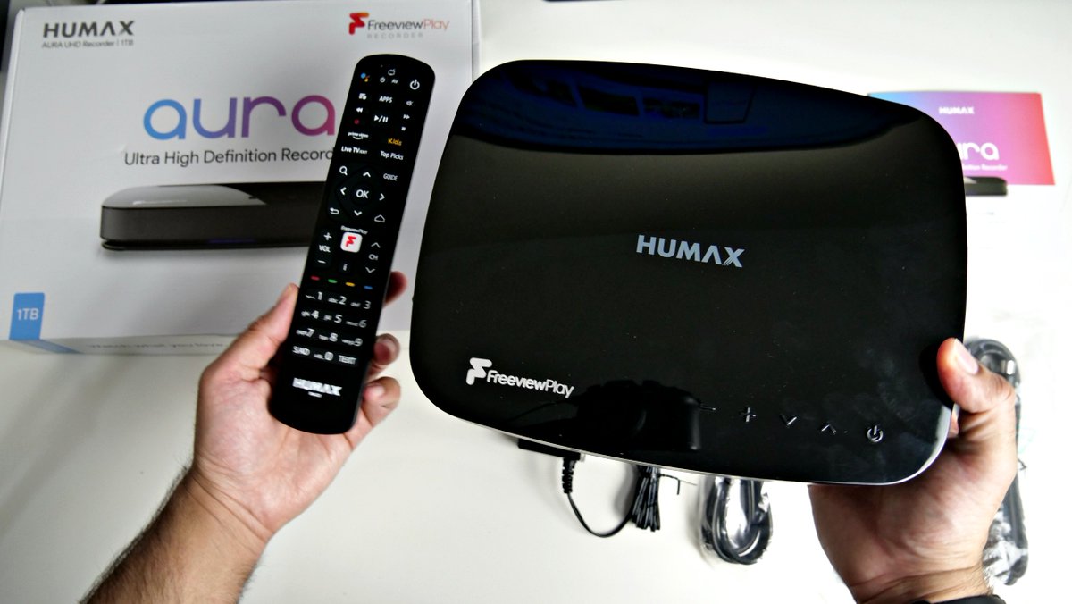 ChigzTechReview's tweet photo. NEW VIDEO: Humax Aura UHD 4K Freeview Recorder with Android TV OS - 1TB - HYBRID TV BOX
▶️ https://t.co/I7Qmwzkmuw
---
@HumaxUK #HumaxAura #UHDRecorder #FreeviewPlay #AndroidTVOS #hybrid https://t.co/vwd6tE1C7t