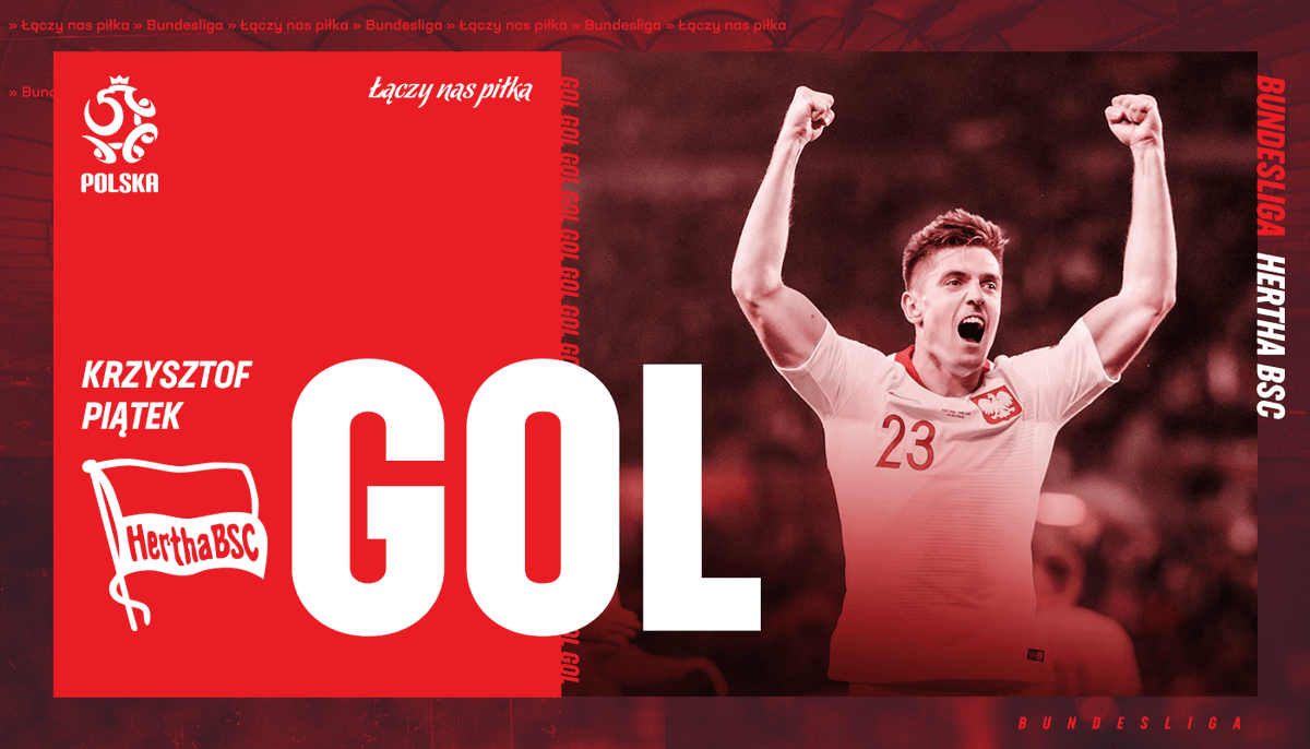LaczyNasPilka's tweet photo. GOOOOOOOOL! 😍🇵🇱
Pierwsza bramka kadrowicza w ten weekend należy do... Krzysztofa Piątka! 👏👏👏
#FCABSC 0:3 #BundesTAK https://t.co/Whpx14BEfi
