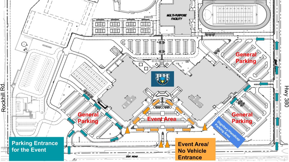 Rock Hill High School on Twitter "Please see map for parking info at