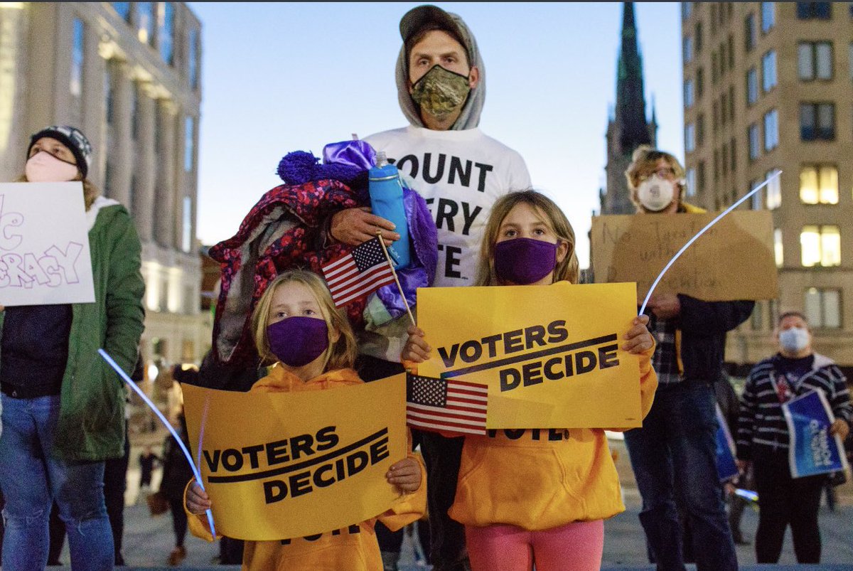 PAStandsUpPAC's tweet photo. Working people of all races across this country cast millions more ballots for Joe Biden than Donald Trump. For years, we've been organizing in our communities and this week our efforts have paid off. #VotersDecided https://t.co/VYSKycv6tv