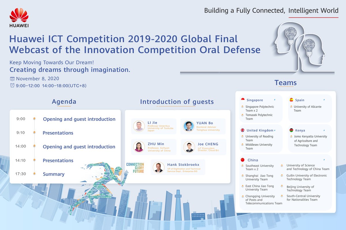 HWCertification's tweet photo. Tomorrow, students from #China, #Singapore, #Spain, #Kenya and #UnitedKingdom will make a presentation for their creations.

Details: https://t.co/xXqU177jAW #ICTCompetition https://t.co/hyBoCcRPrM