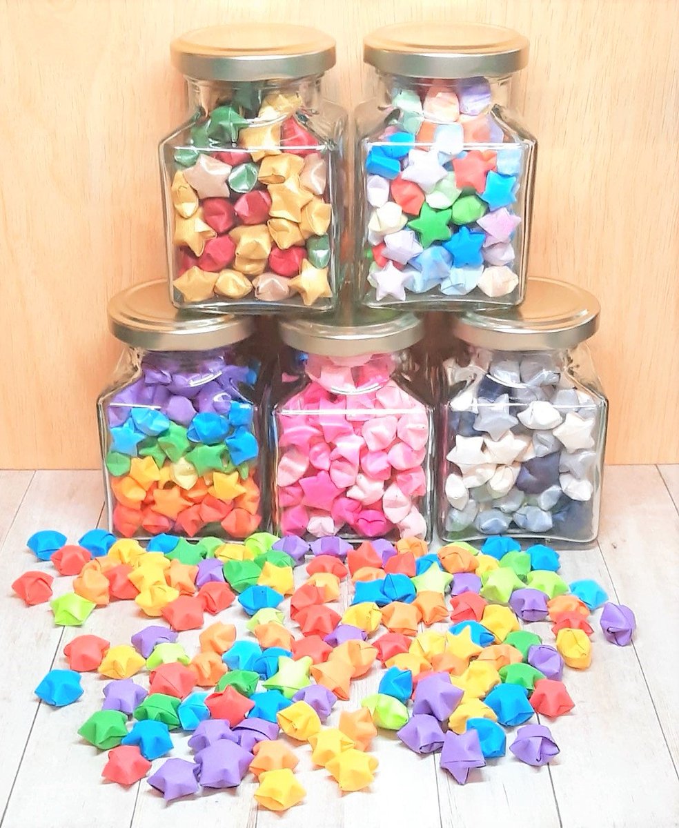 BoxOlives's tweet photo. Excited to share the latest addition to my #etsy shop: Jar Of Lucky Stars | Origami | Lucky Star | Retro | Rainbow | Gift | Wedding | Home https://t.co/YErfXp6ozH #jarofluckystars #approx120stars #goodluckstars #specialgiftoflove #tablescatter #tabletopdecor #origami https://t.co/nTslDBSoMf