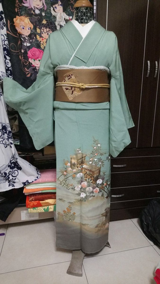 三紋色留袖hashtag 三紋色留袖hashtag