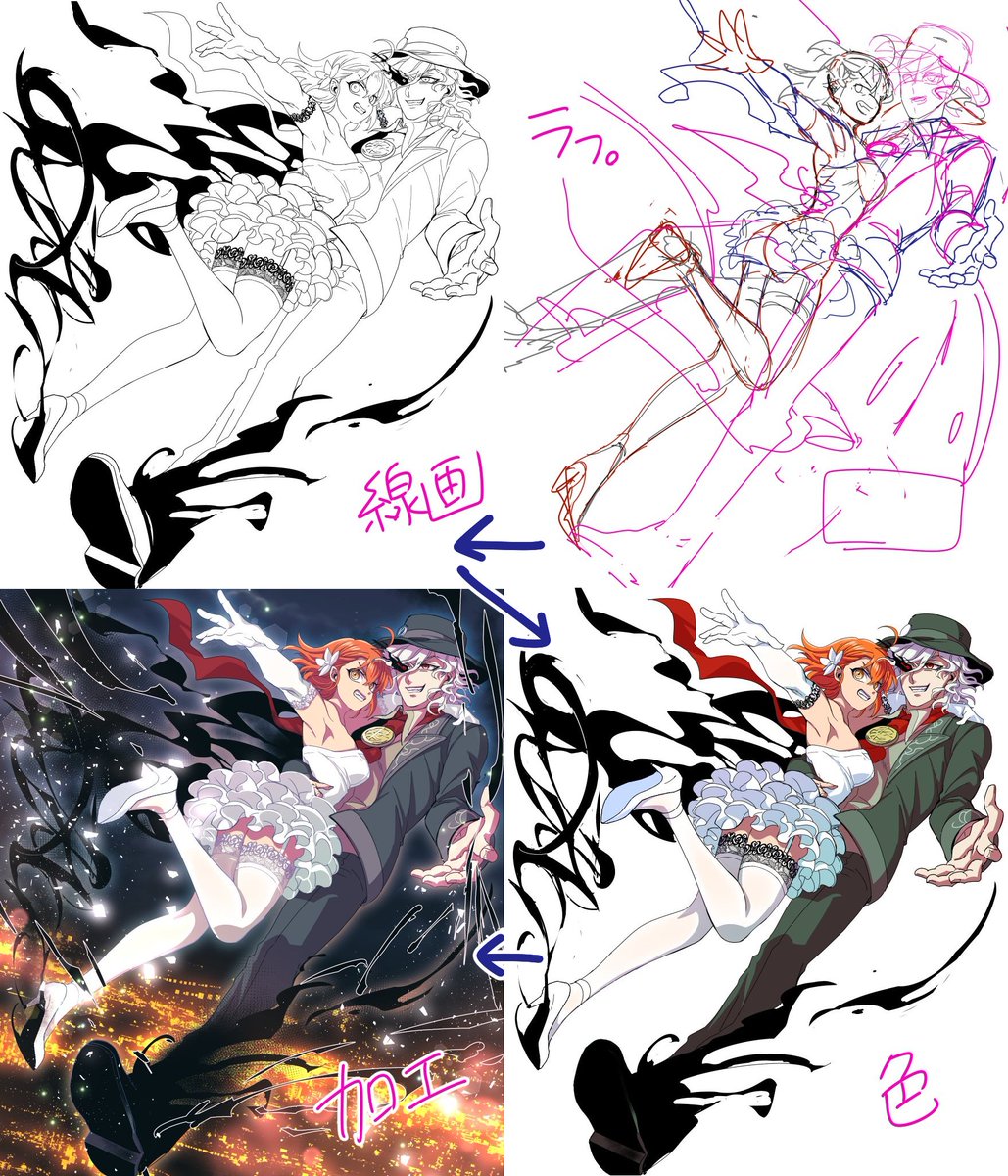 9:パース定規
まtttったくわからんので背景描く時は3Dグリッド(ID:1403775)使用
10:スケベ絵だったの略
11:塗りの練習絵だったので思い入れある&気に入ってます(1枚目)
12:ざっくりグリザイユ(2枚目)
ざっくりアニメ塗り(3枚目) 