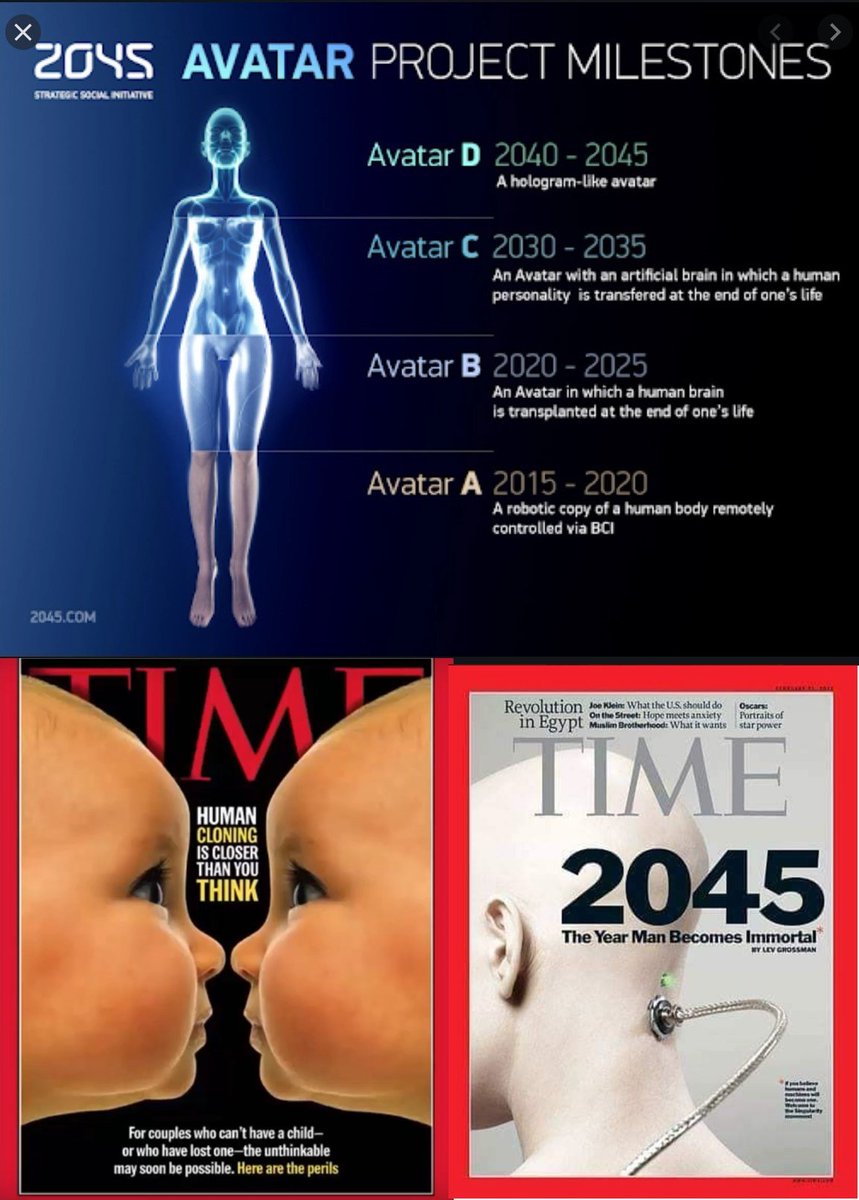 be4everindepend's tweet photo. @3Groter https://t.co/0kvcp8HuEJ
https://t.co/i3DPelzW1T 

Human modification and AI...
Denk je eens in Hun brein in een Human Robot... this is your Forever Future #ProjectAvatar #Clones #ditismijnzorg https://t.co/hMBRlhsXE4