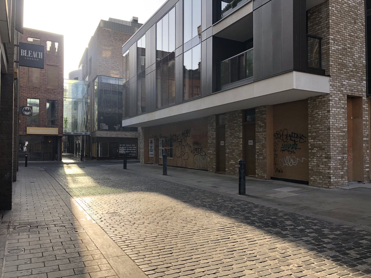 Those who know Berwick Street Market will appreciate the significance of the empty picture (and the impact of imposing increased pitch fees on this historic street market after the local economy tanked). Tragic. #Soho