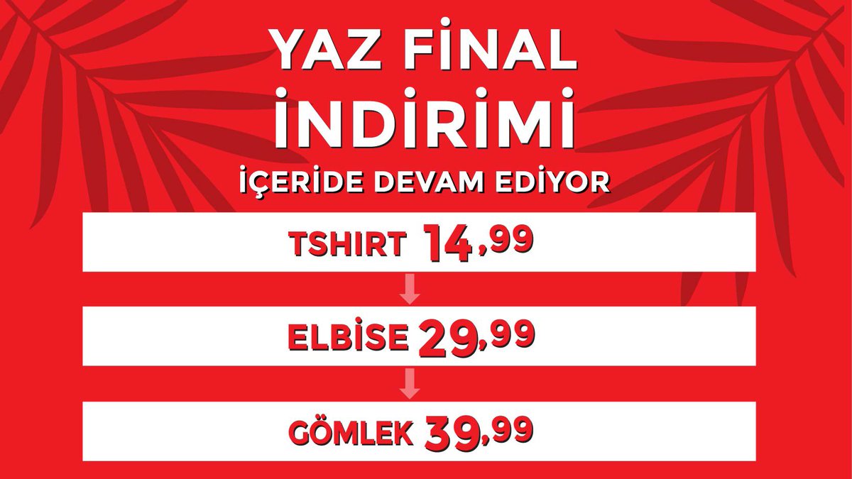 collezione's tweet photo. Hazır havalar tam soğumamışken yaz final indirimini kaçırma! #collezione https://t.co/VbtrPBjffp