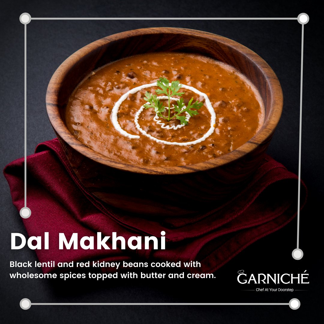 Garniche_chef's tweet photo. How about having delicious Dal Makhani cooked by professional chef right in your home comfort ?
.
.
.
.
#chillipaneer #indianfood #indian #garniche #chef #personalchef #homedining #finedining #luxurylifestyle https://t.co/QqWK2DSXFK