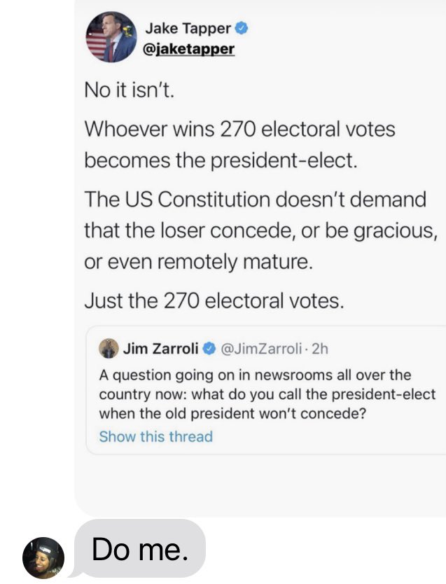 piamsingh's tweet photo. My sister slowly realizing over the last four days that... WAIT, SHE LOVES JAKE TAPPER! @jaketapper @CNN @TheLeadCNN #CNN #Election2020results #JakeTapper #Election2020 #KeyRaceAlert #Clueless #ilovejosh #ilovedhimfirst https://t.co/oHosFVvshF