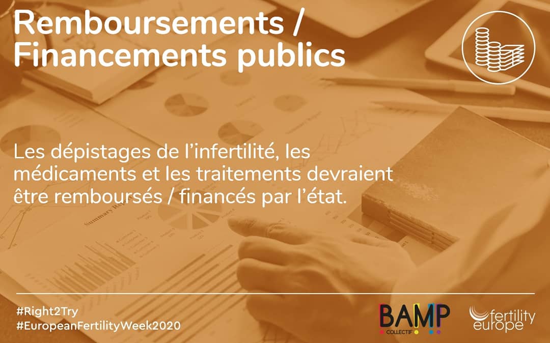 CollectifBAMP's tweet photo. 6éme jour #EuropeanFertilityWeek2020
En France nous avons la CHANCE que les soins d'AMP soient pris en charge à 100%
6 Insé et/ou 4 FIV sont possiblement réalisables dans ce cadre de prise en charge du 100%ALD infertilité.
@fertilityeurope
#pma #amp #solidarité #europe https://t.co/f51XahtJBa