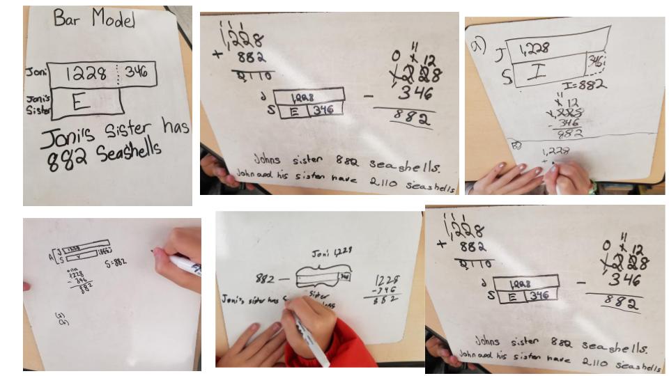 QRSWolfsonClass's tweet photo. Beginning to Bar Model when solving word problems. @MrsMeghanMeade   #qrspride https://t.co/6xVe9cnezi
