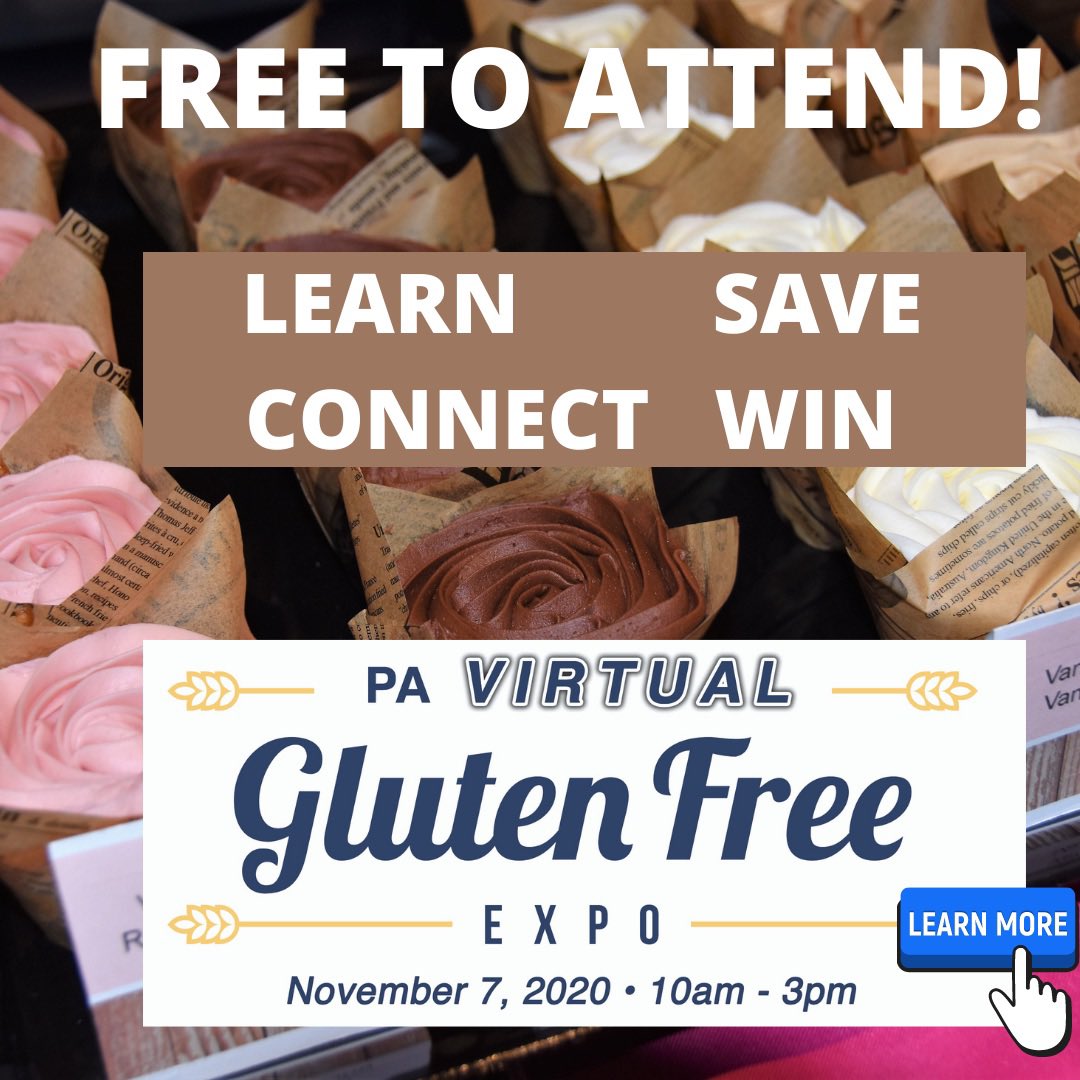 BaltGF's tweet photo. TODAY 🎉 Want to get your mind off current events for a while? Join us at the PA Gluten Free Expo! It’s free join; great speakers, giveaways, discounts: https://t.co/qsqHVZuZJL https://t.co/4DtZOBMol4