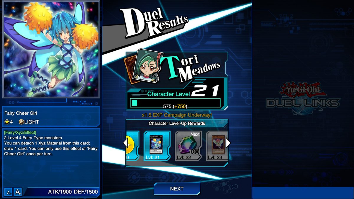 MickeyCavello's tweet photo. Leveling Tori Meadows.
#Konami #YuGiOh #DuelLinks #Anime #TCG #Zexal #XYZ #LevlingUp #ToriMeadows #LevelUpRewards #NewSkill #NewCard https://t.co/3CJ8odcIcW