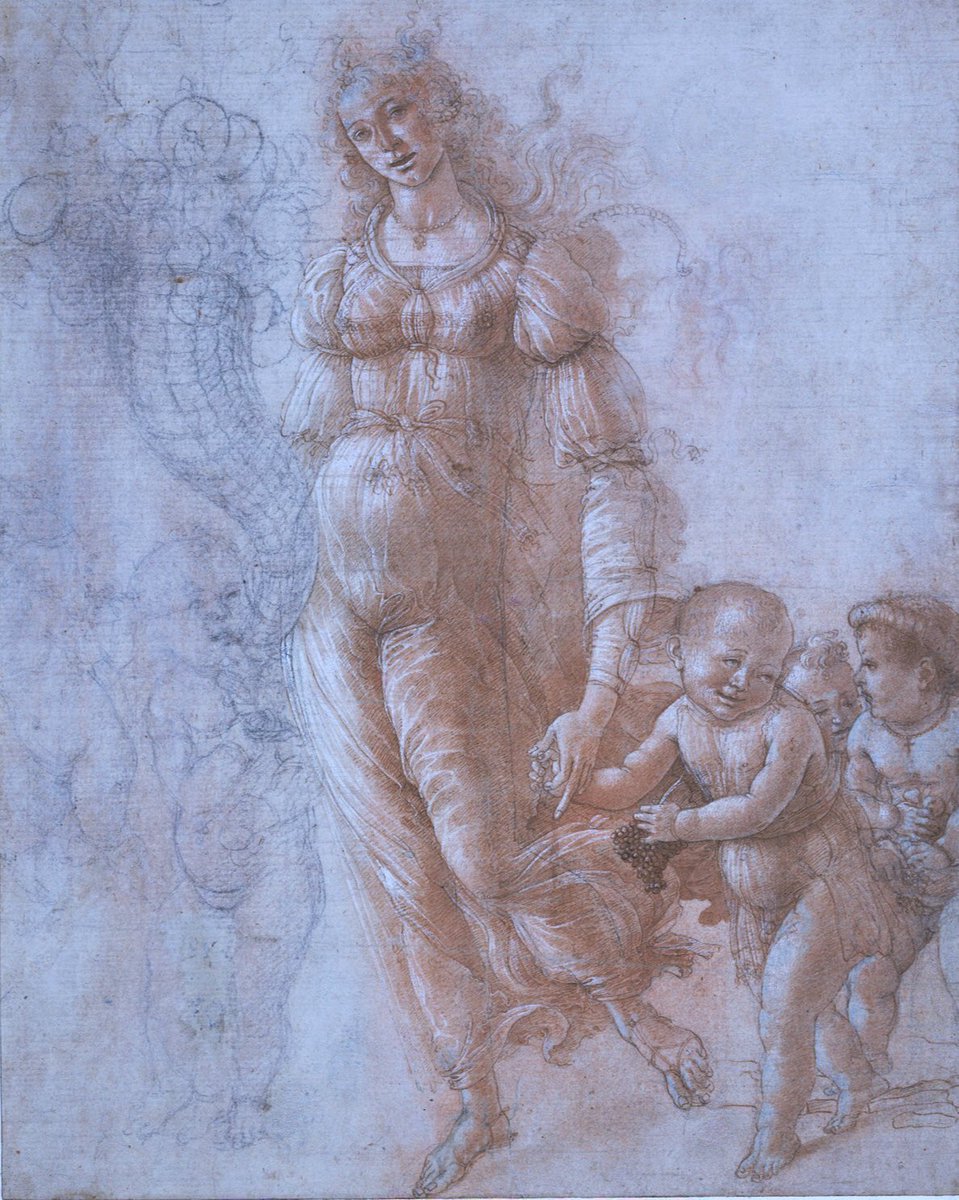 His portraits of women lack the veracity of his men. They are presented in almost heraldic form. Allegory of Abundance (1480-5), Portrait of a Young Woman (c1480) & Young Woman (1480-5)