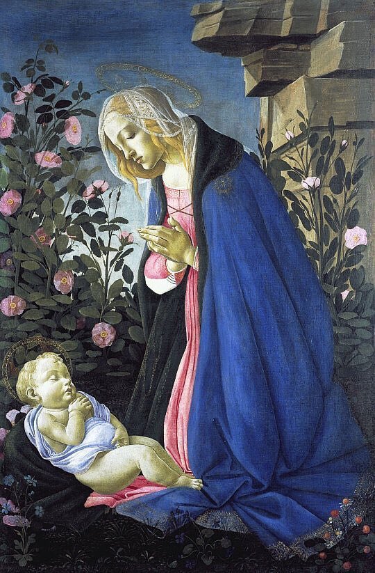 Virgin Adoring the Sleeping Christ Child (c1490) is in the National Galleries of Scotland. It is a profound work & dominates its room. To see this Madonna is to experience one of the finest understandings of grace.