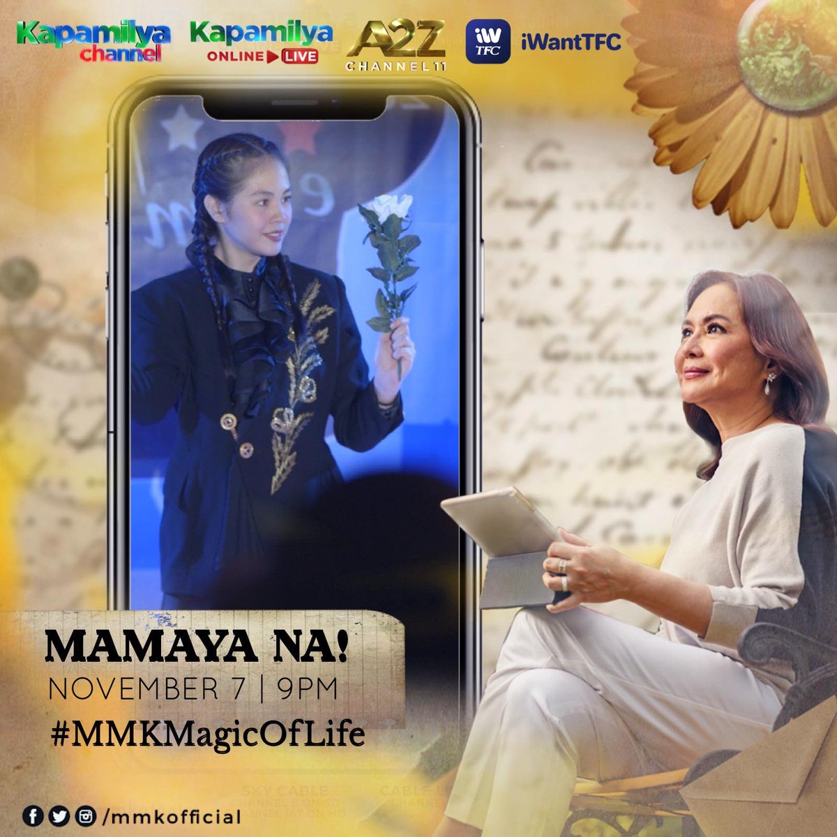 MMKOfficial's tweet photo. Tunghayan muli ngayong gabi ang magical na pagganap ni Janella Salvador sa #MMKMagicOfLife!
Mapapanood ang #BestOfMMK | 9PM sa Kapamilya Channel, Kapamilya Online Live, iWant TFC at 8:45PM sa A2Z Channel 11. https://t.co/OxXqbBjVw9
