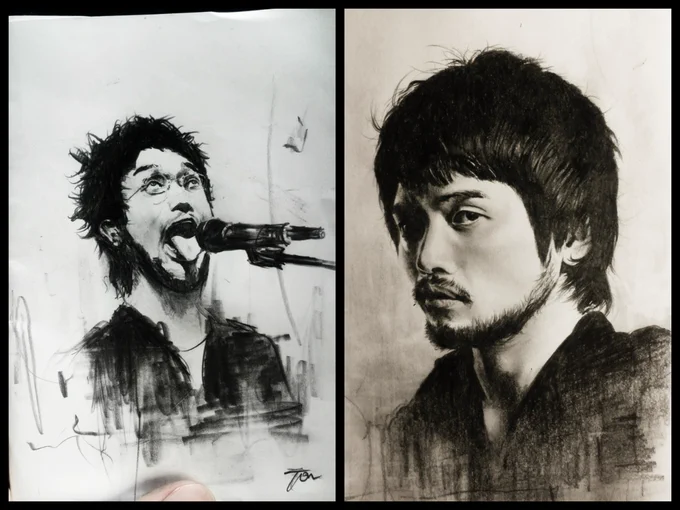 続いて単品 #井口理 シリーズ

#KingGnu
#pencilart 