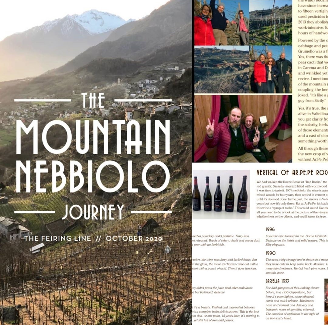 L'appassionato racconto del #Nebbiolo di Valtellina, attraverso le parole dei vignaioli: grazie <a href="/alicefeiring/">alicefeiring</a> per aver saputo restituire tanta emozione! Non perdetevi la sua ultima uscita: thefeiringline.com ⛰️🍇🍷#MountainNebbiolo #TheFeiringLine
#Valtellina #ARPEPE