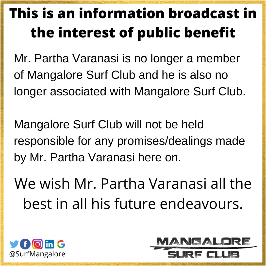 Mangalore Surf Club Surfmangalore Twitter