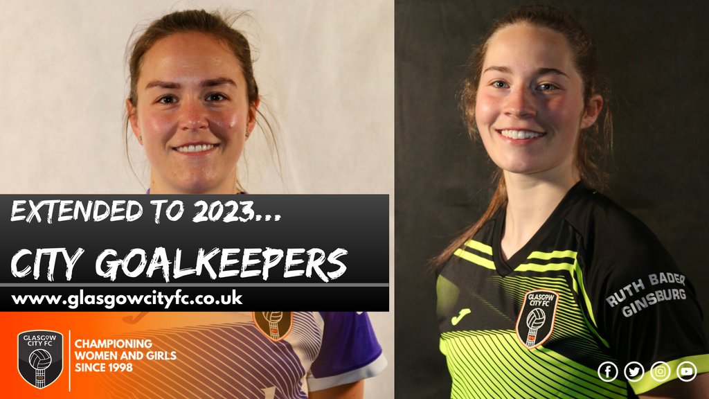 GlasgowCityFC's tweet photo. 🆕 | BREAKING NEWS

🔶 @LeeAlexander91 and @erinclachers are staying!

🔶Both goalkeepers sign contract extensions to end of 2023 

➡️ https://t.co/6Hf70PPihO https://t.co/O3B6u5cdLW