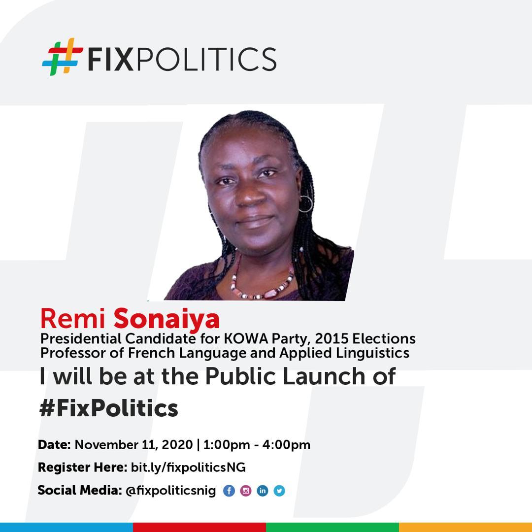 oluremisonaiya's tweet photo. Could that individual who thinks it's not time to #FixPolitics please step out? (Great. Nobody.) Please join. Let's do this together. https://t.co/i8a23lMPpV